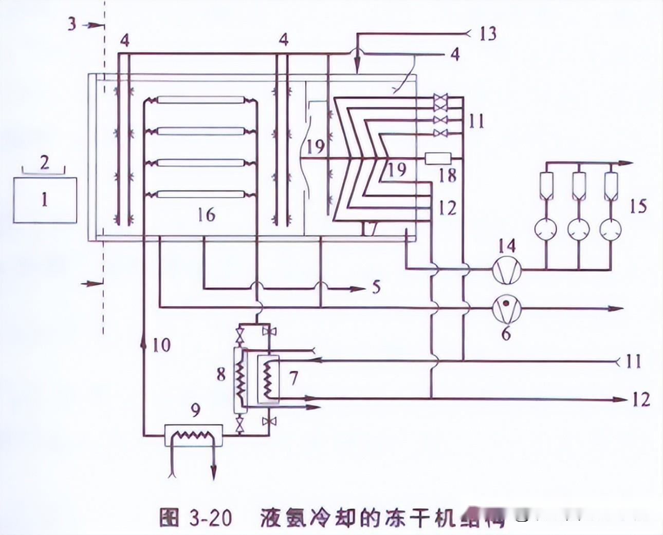 冻干机制冷系统原理图图片