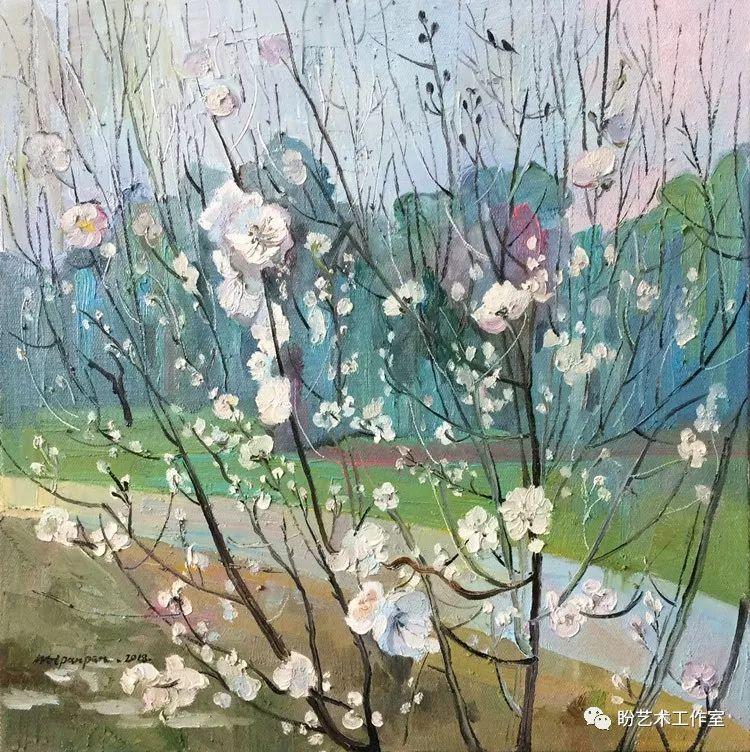 杏花春雨魏盼盼油画新作展