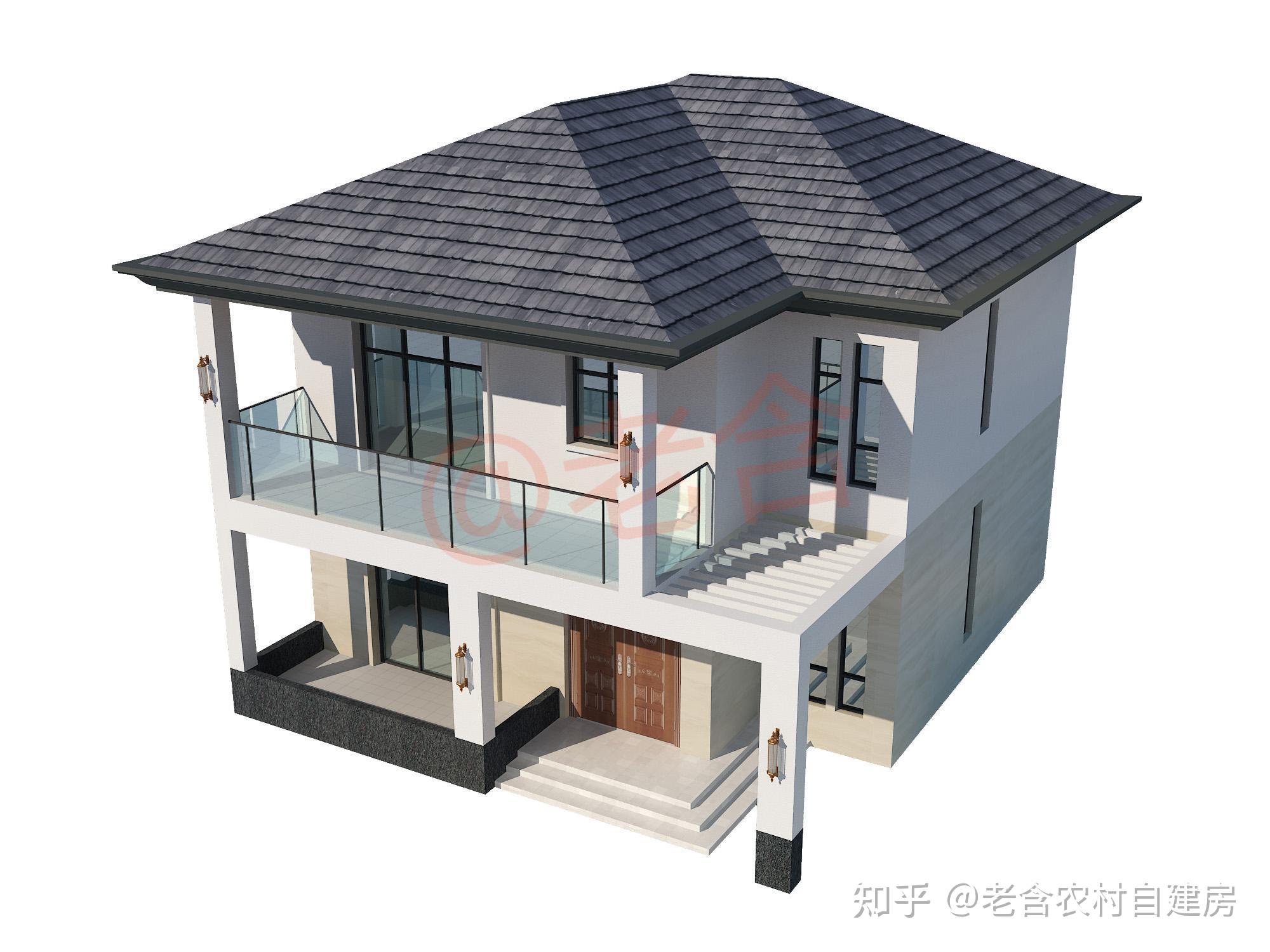 2022年最适合农村自建的二层别墅户型图,内附全套施工图! - 知乎
