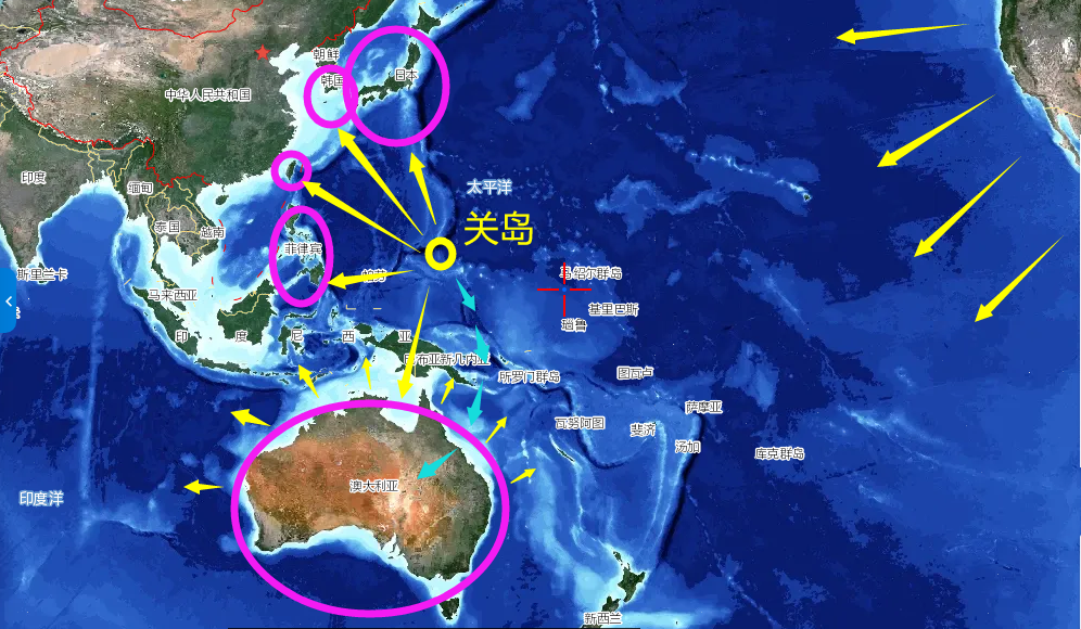 一旦日韩台菲守不住第一岛链,美国就会迅速从关岛撤到澳大利亚