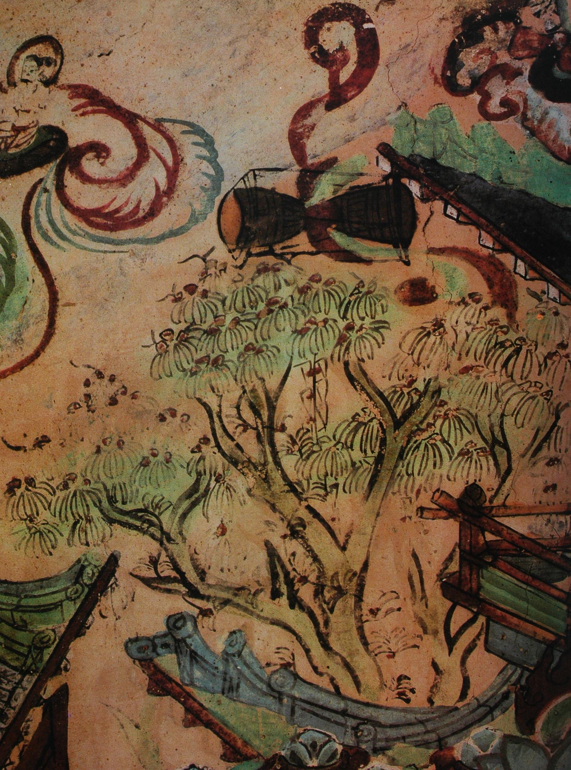 神游千年大美敦煌盛唐45窟西龛彩塑各有神采配合龛顶壁画北壁净土佛国