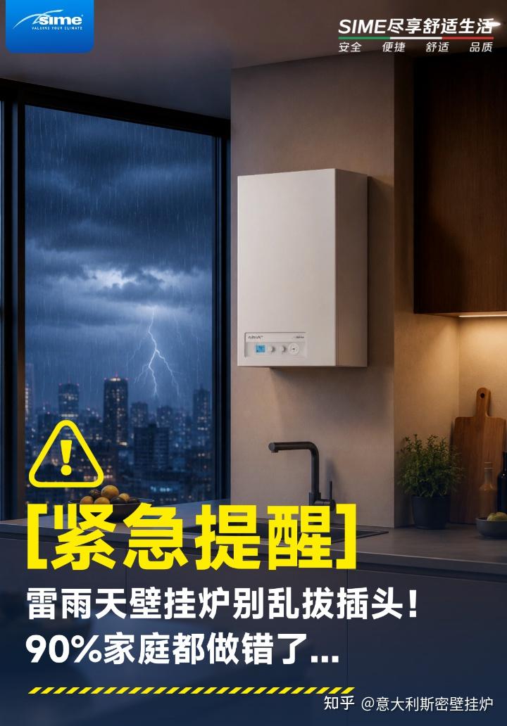 【紧急提醒】雷雨天壁挂炉别乱拔插头!90%家庭都做错了...