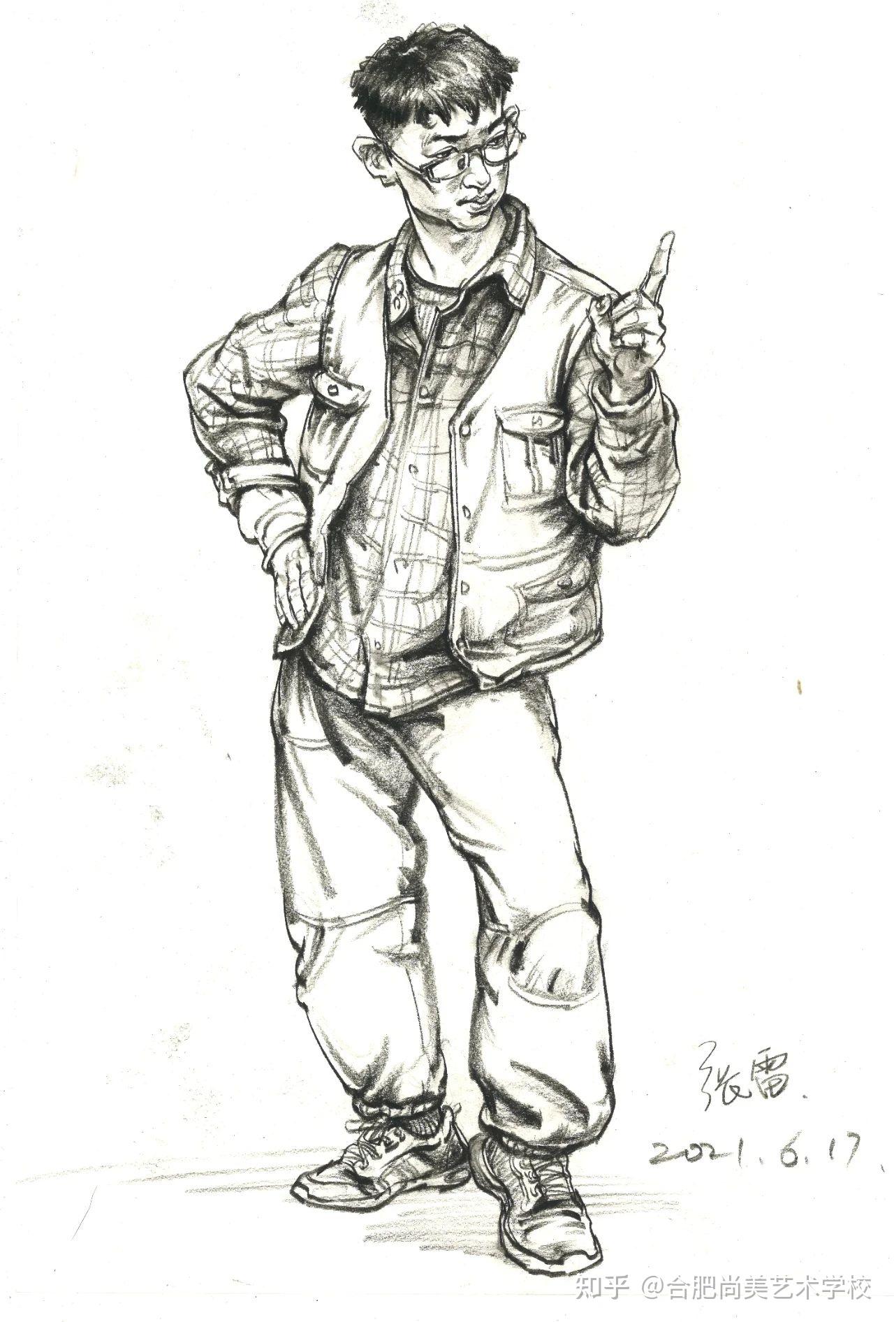 合肥画室对话名师第一期速写篇附作品