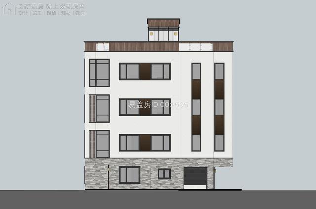 小面積不規則宅基地怎麼蓋房看易蓋房福建廈門佔地不到75㎡的4層現代