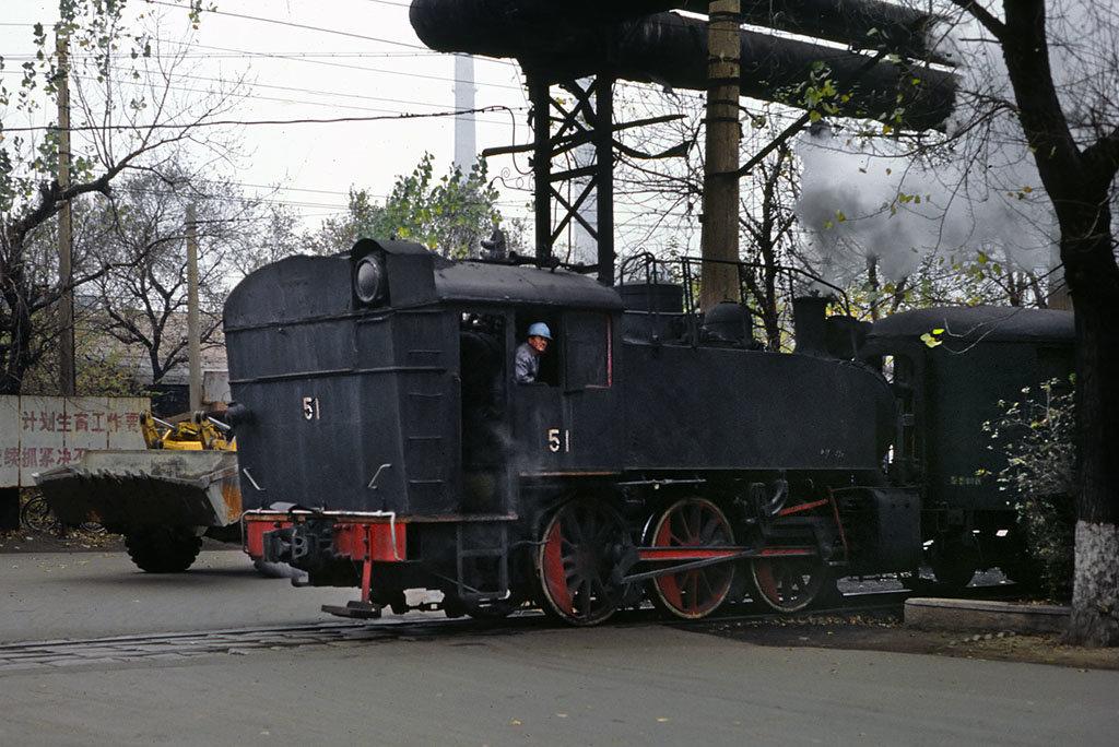 中国鞍山鞍钢集团博物馆xk2型51号蒸汽机车