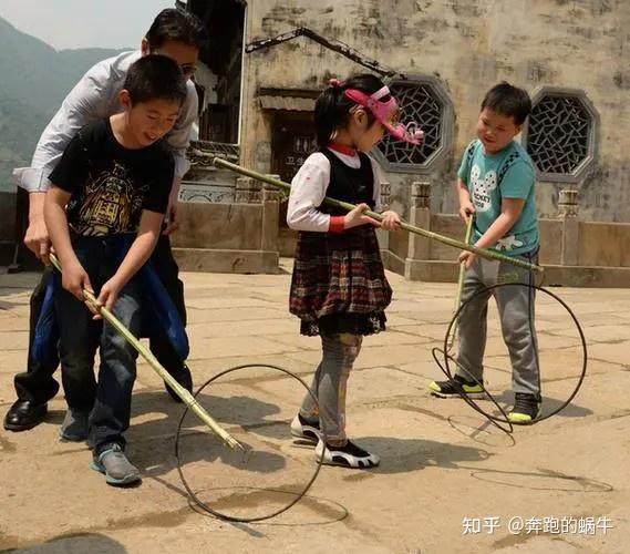 小时候的游戏农村图片