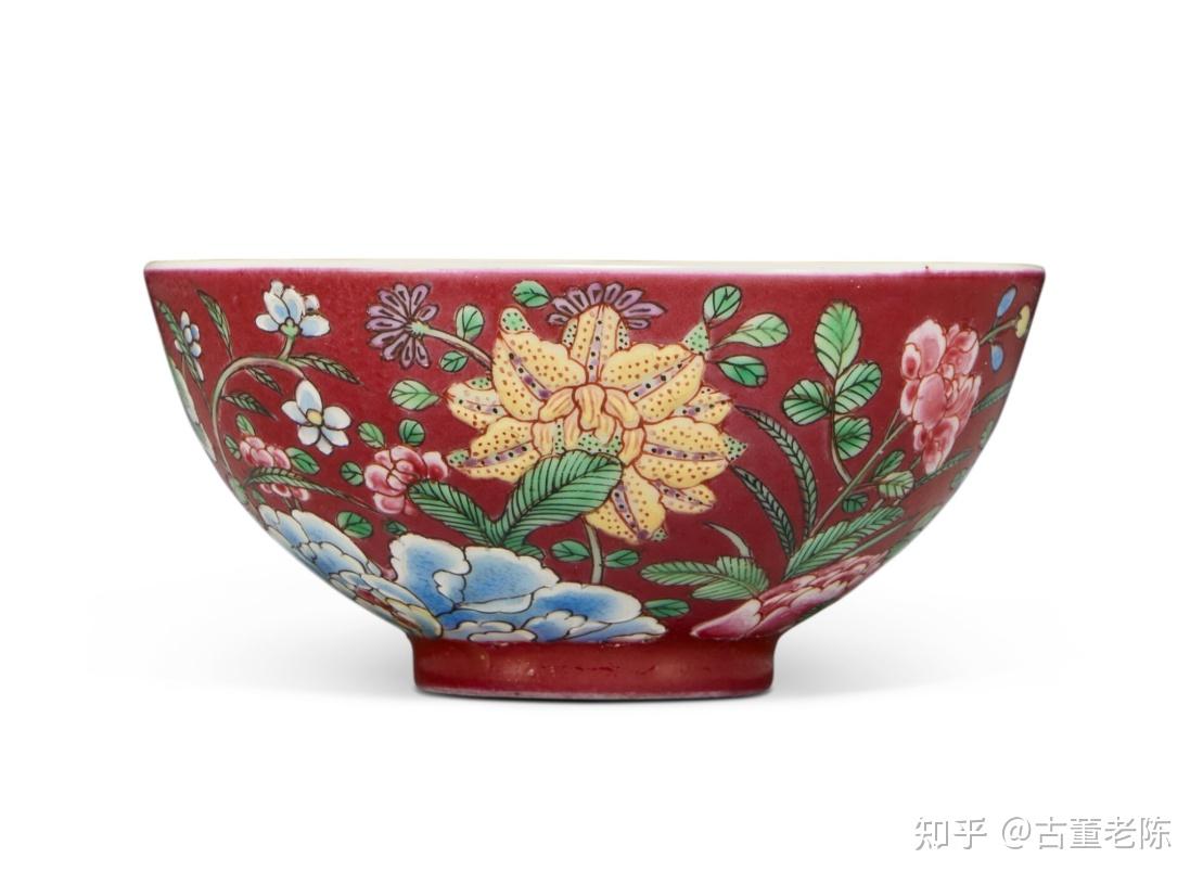 赤地鶴文高足盃 大清雍正年製 款 唐物 中国古玩 中国美術 m35301325162_1.jpg?1720168355