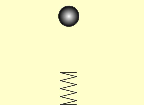 小球弹簧模型图片