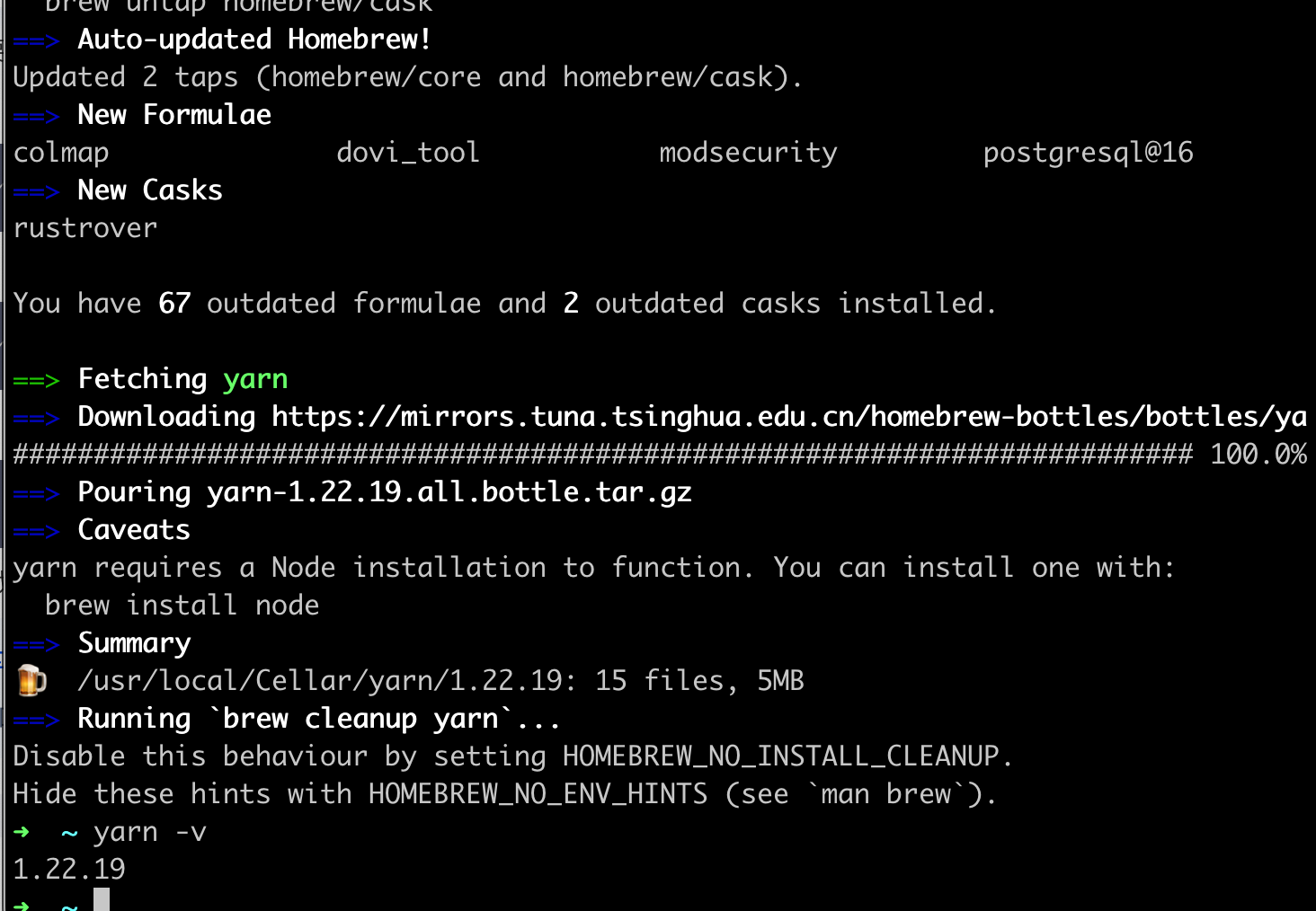 报错sudo chown -R 501:20 "/Users，解决macOS上sudoers权限问题，成功安装yarn - 知乎