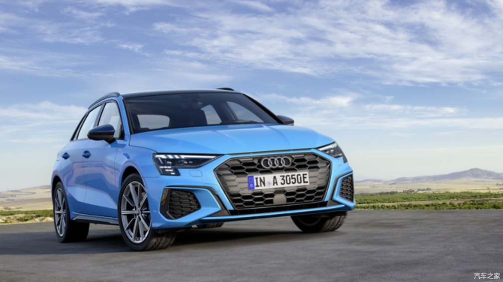 外形动感时尚搭14t混合动力奥迪全新a3插混版发布