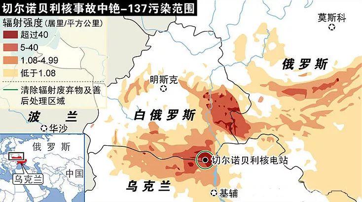 1986年4月26日凌晨,位于乌克兰与白俄罗斯边境的切尔诺贝利核电厂发生