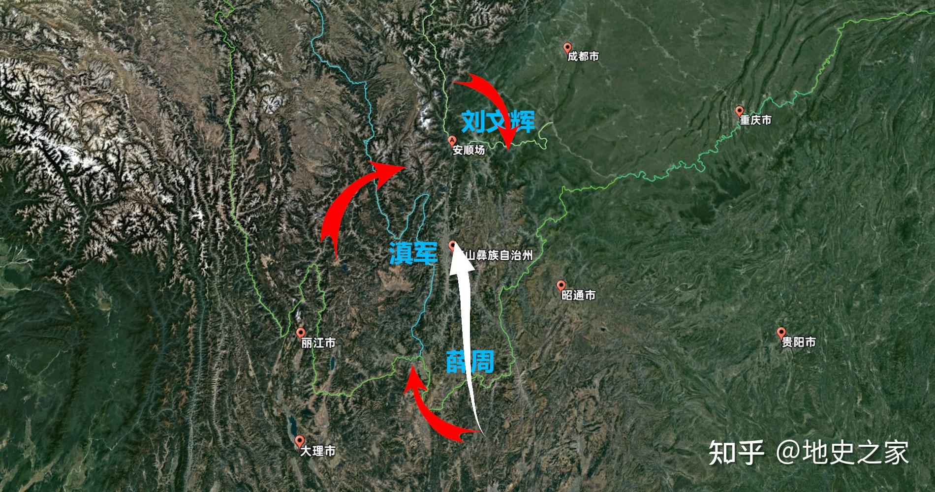 3d沙盘复原,红军长征强渡大渡河,飞夺泸定桥兵力部署和作战经过