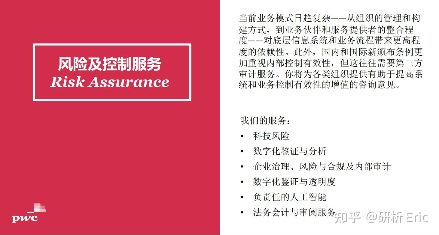 （四大）普华永道pwc秋招Tips/内推，相信可以帮到你 - 知乎