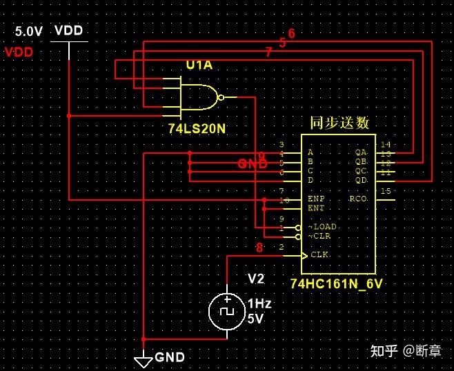 8.利用74161，三种方法构成模12计数器 - 知乎