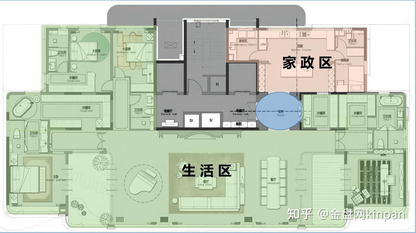 210㎡以上大平层户型设计,布局+趋势解读 - 知乎
