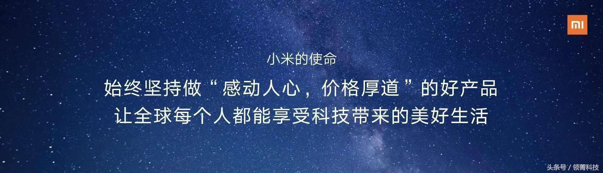 小米的使命有两部分,但是小米一直在完成简单的那一部分