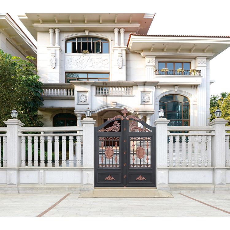 别墅大门怎么多材质为何铝艺庭院大门却更受欢迎