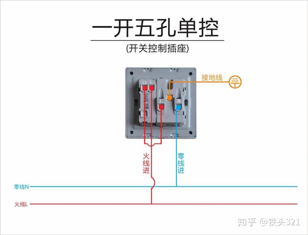 搭火线连接顺序图解图片