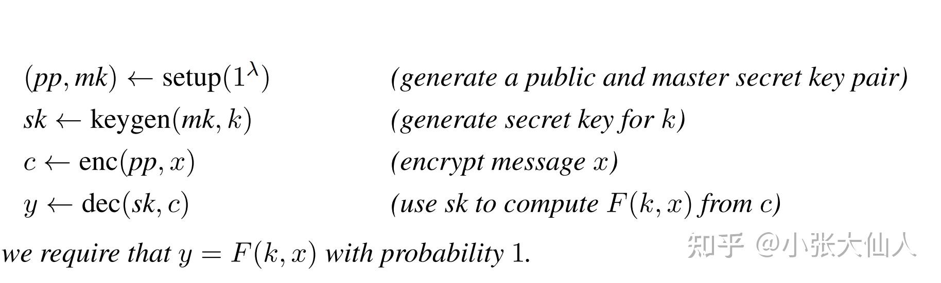 Functional encryption 