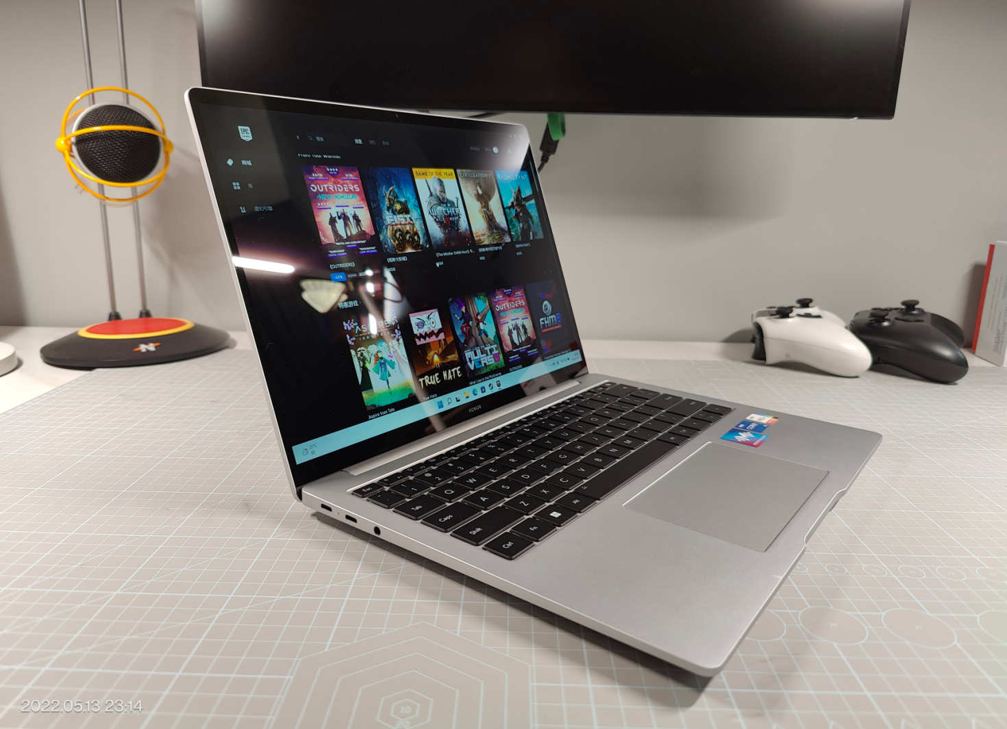 荣耀magicbook14评测轻薄与生产力