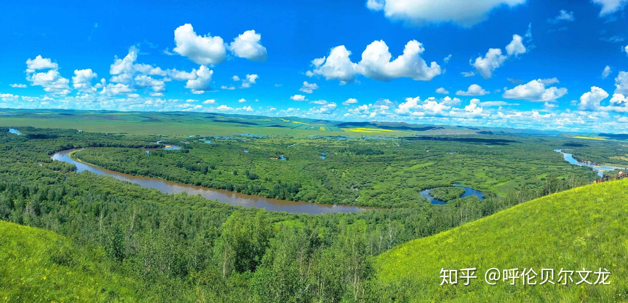 10,额尔古纳湿地 是中国目前保持原状态完好,面积较大的湿地,也被誉为