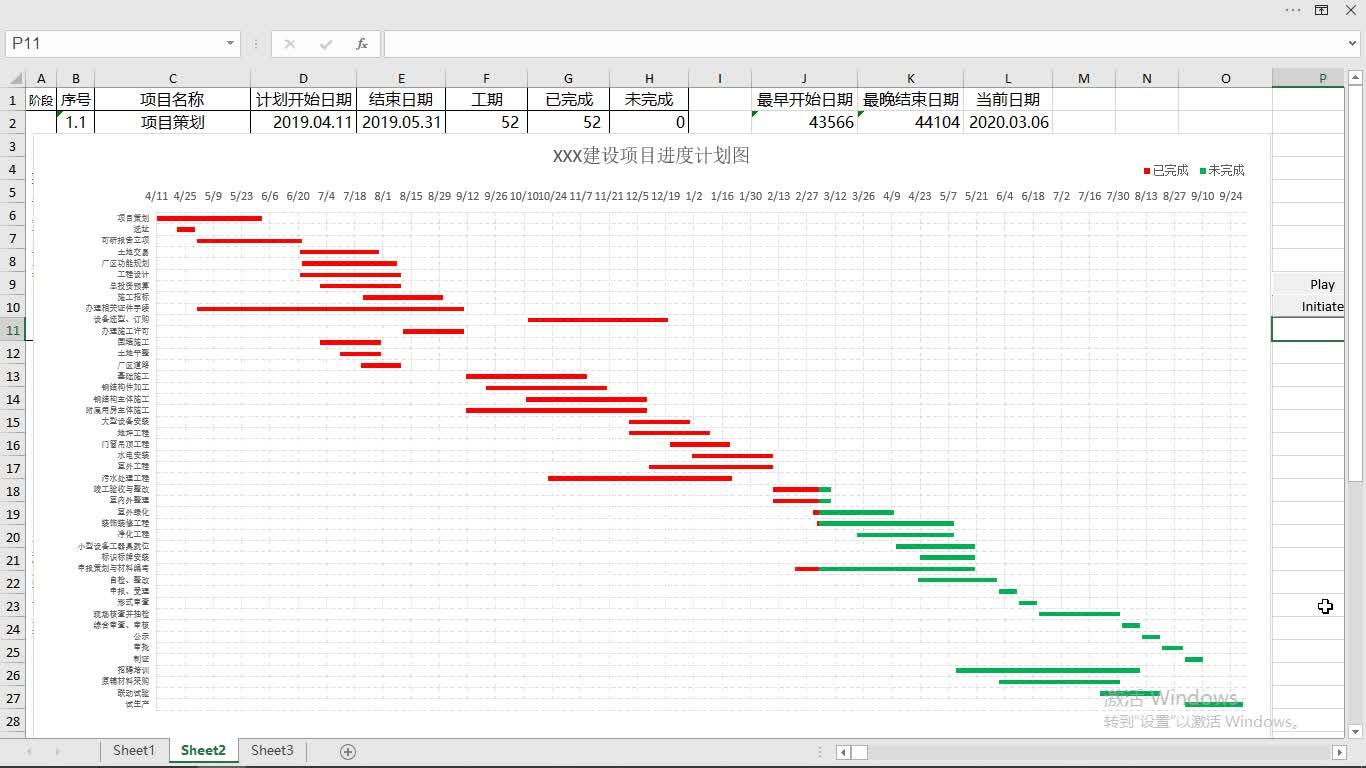 不懂项目管理怎么拼职场----Excel项目进度图(甘特图) - 知乎
