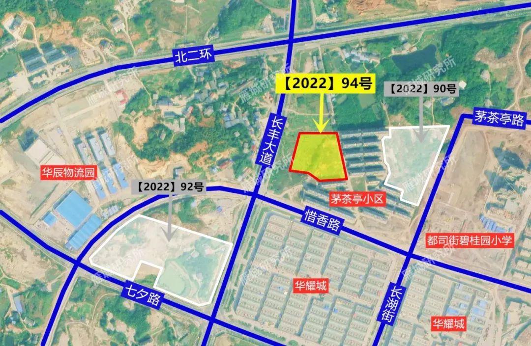 89,90,93和94号地块竞价结果公示,地块分布在石鼓区,珠晖区和松木经开
