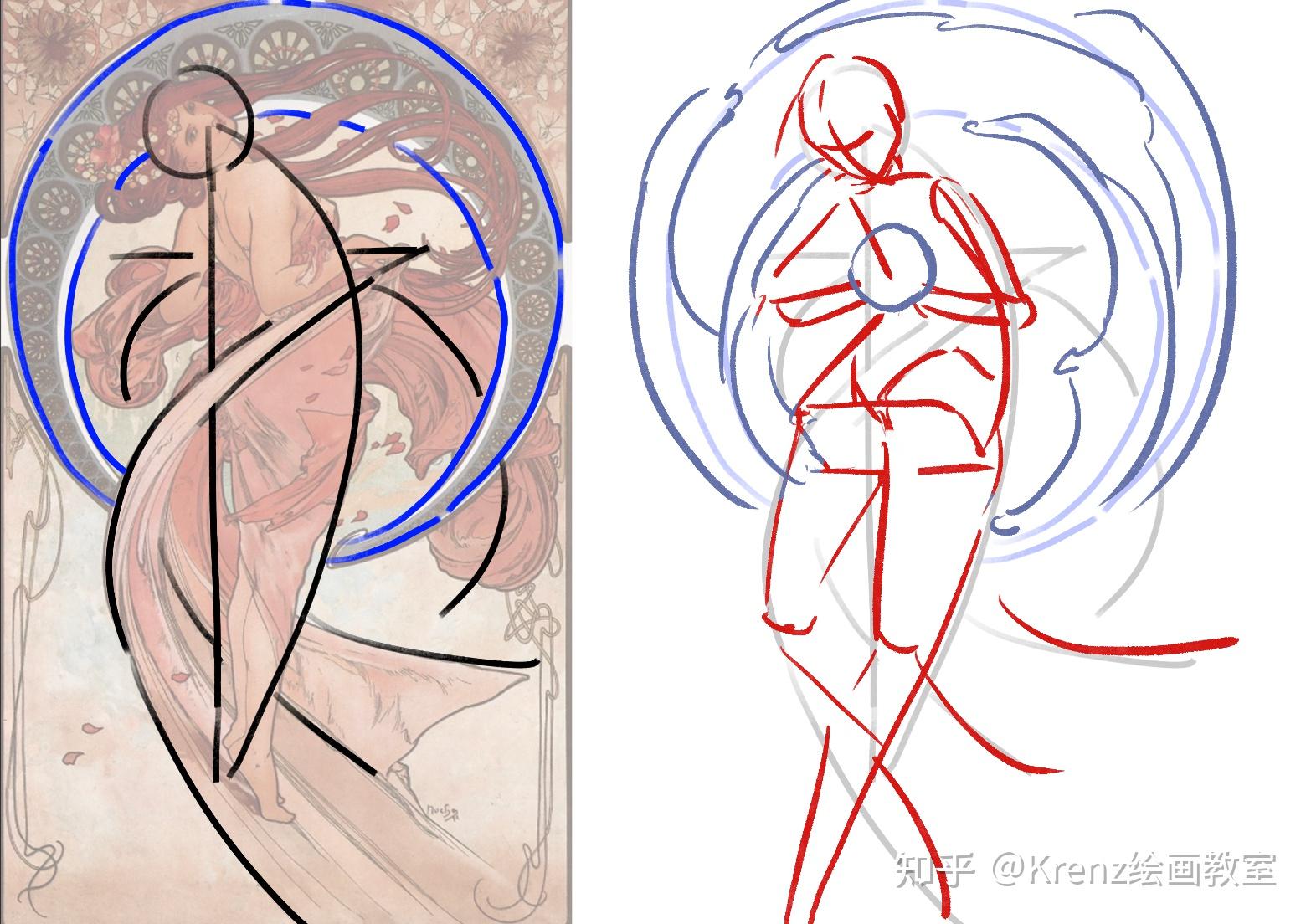 krenz绘画教室【优秀作业心得】动态与构成-0069