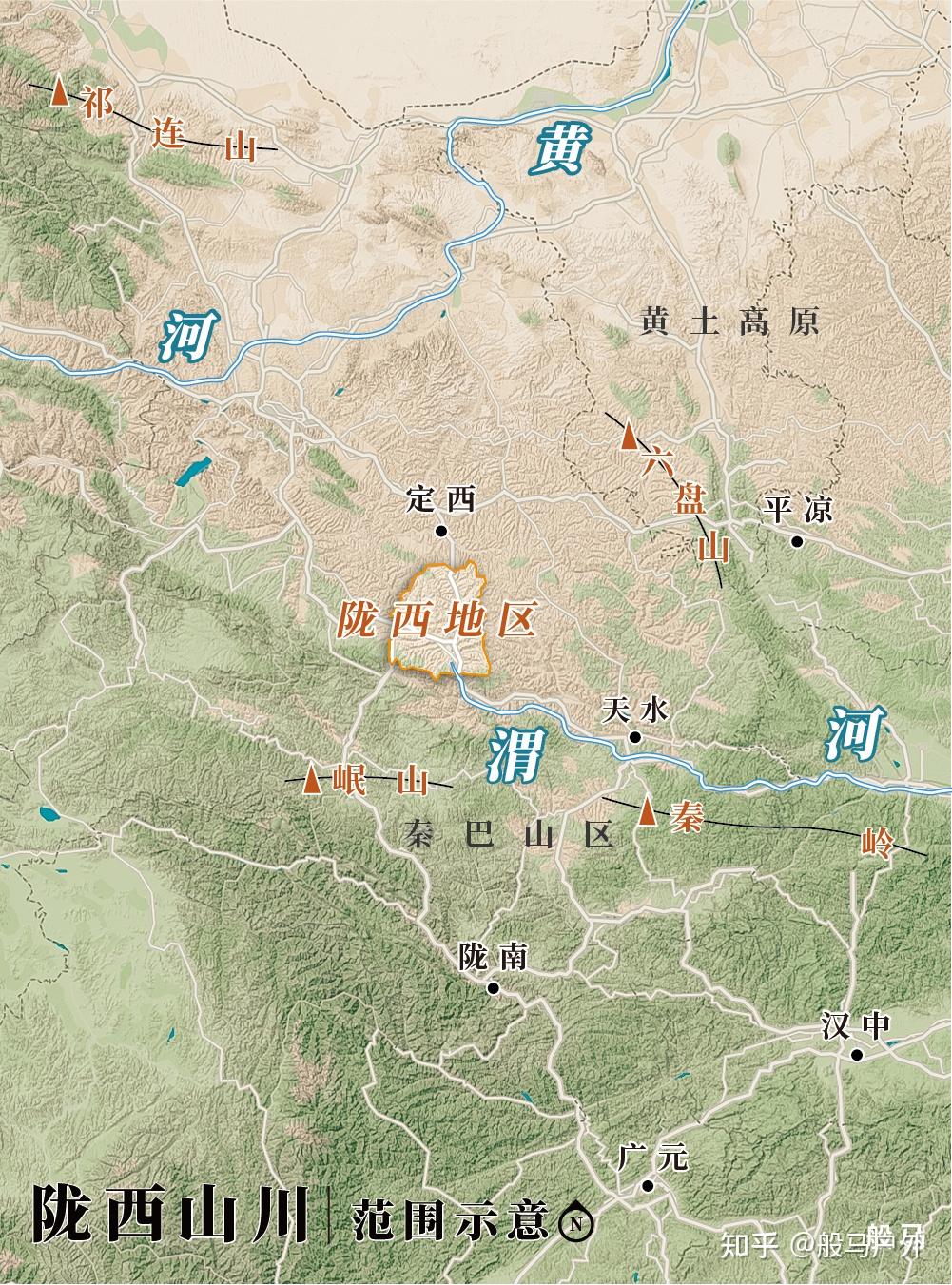 陇西地图位置图片