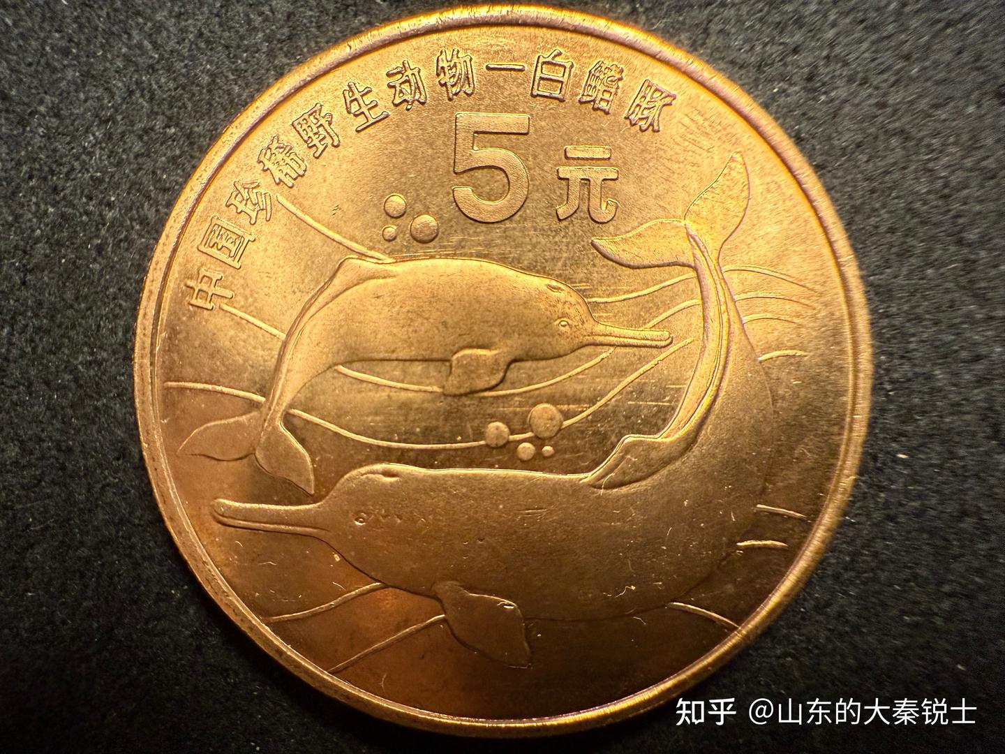 中国珍稀動物　朱鷺　記念貨幣　5元　1997年 中国珍稀野生动物纪念币|| 保护野生动物势在“币”行_我国