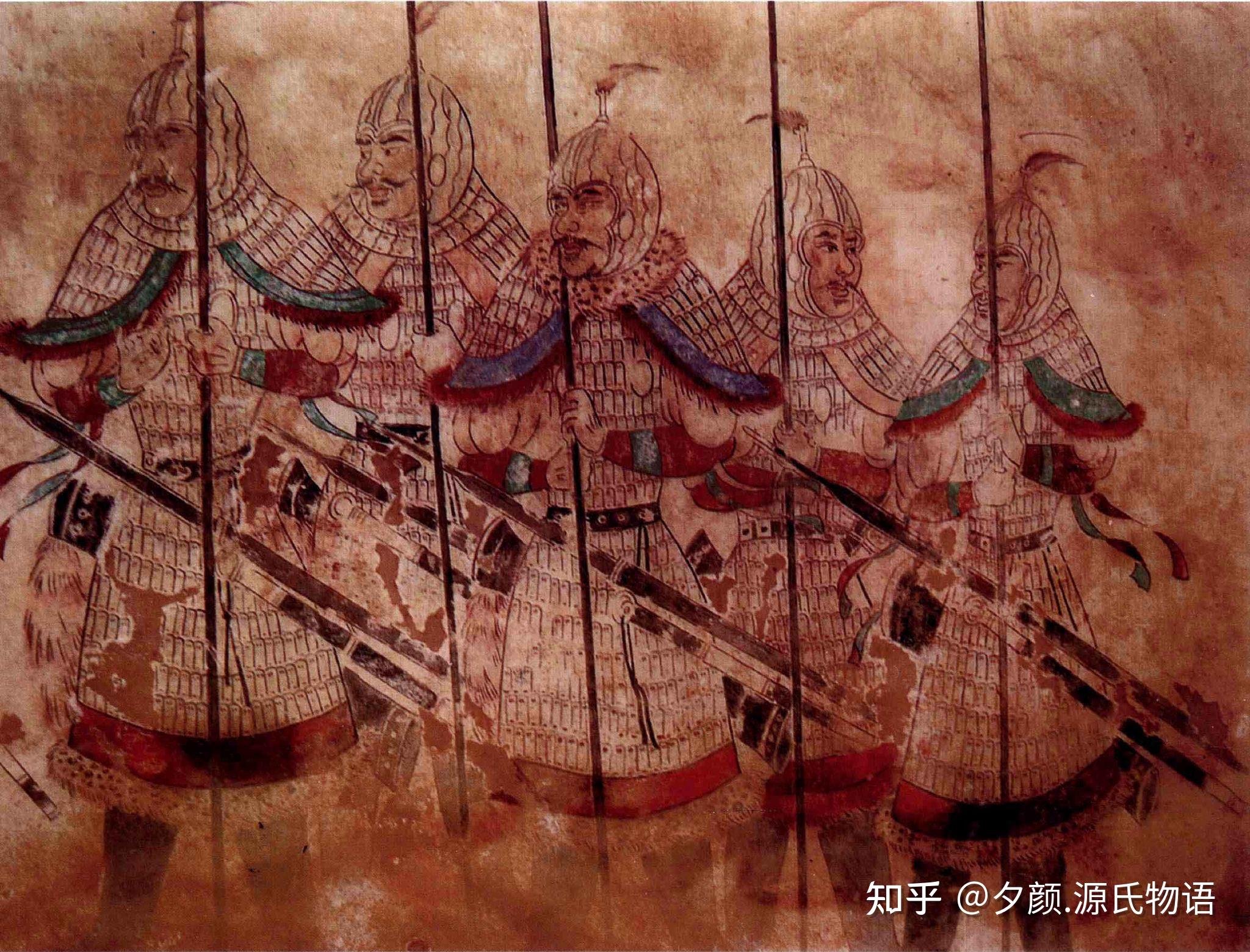 《五星二十八宿神形图》摹本 唐 梁令瓒除了唐制长弓之外,由筋角制成