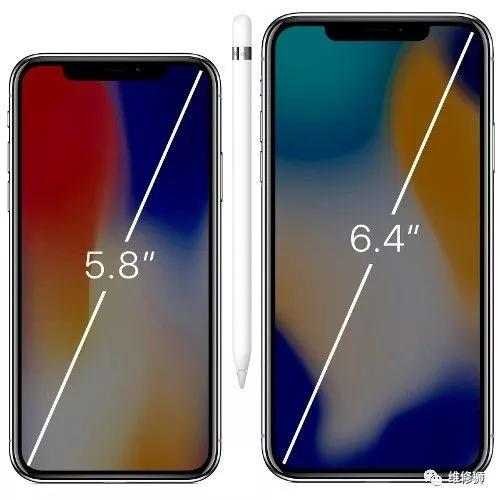 维修狮新一代iphonex曝光屏幕尺寸激增