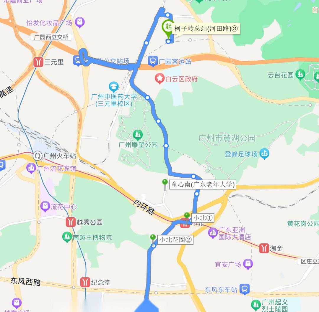 190公交车站线路图图片