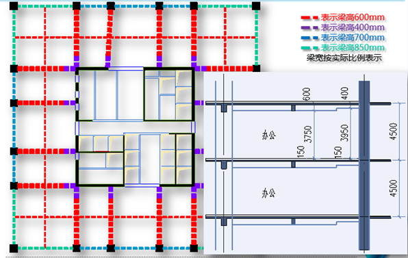 欧昊集团总部大楼西塔地上结构高度为215.