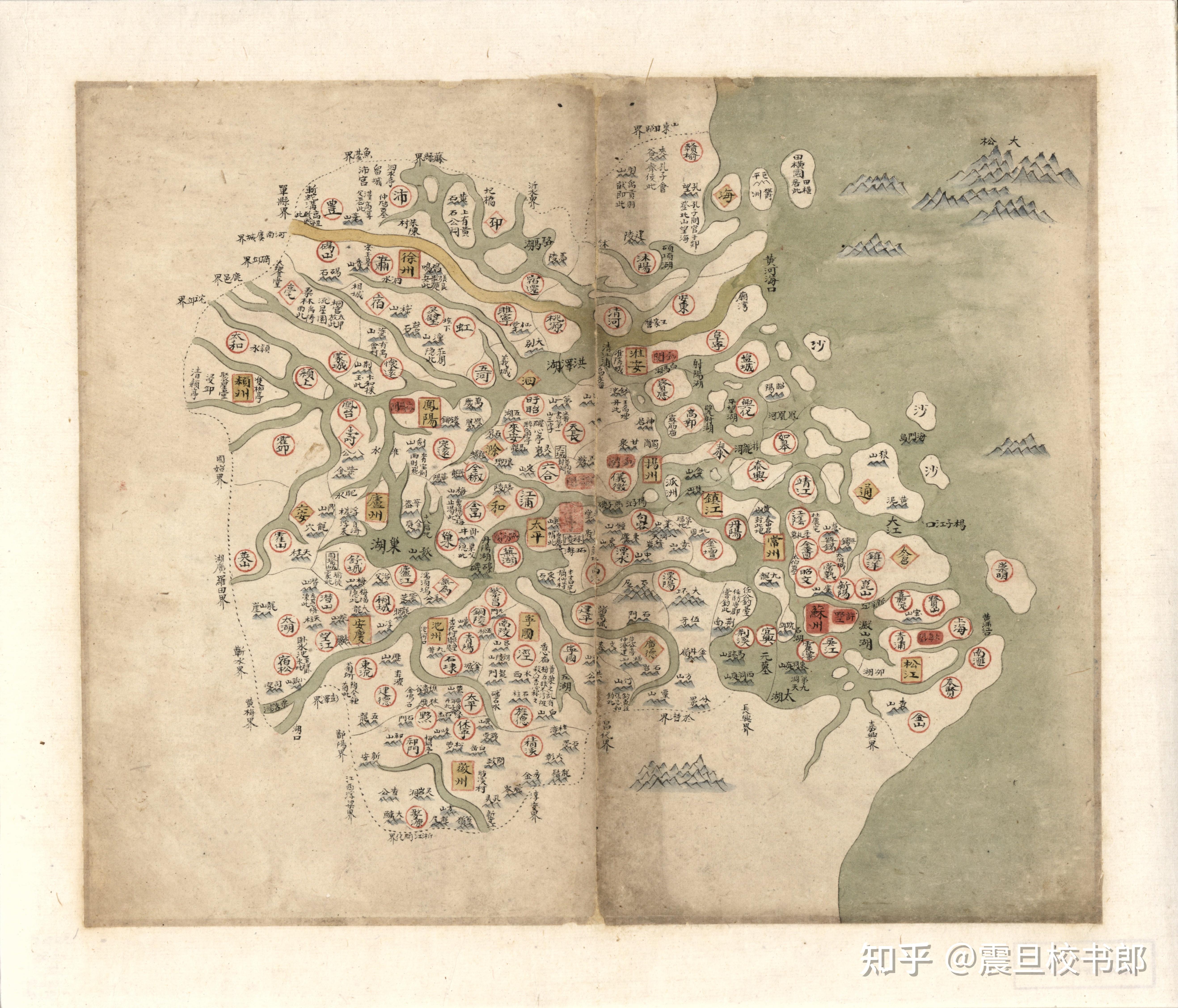 古地图之清代分省舆图 - 知乎