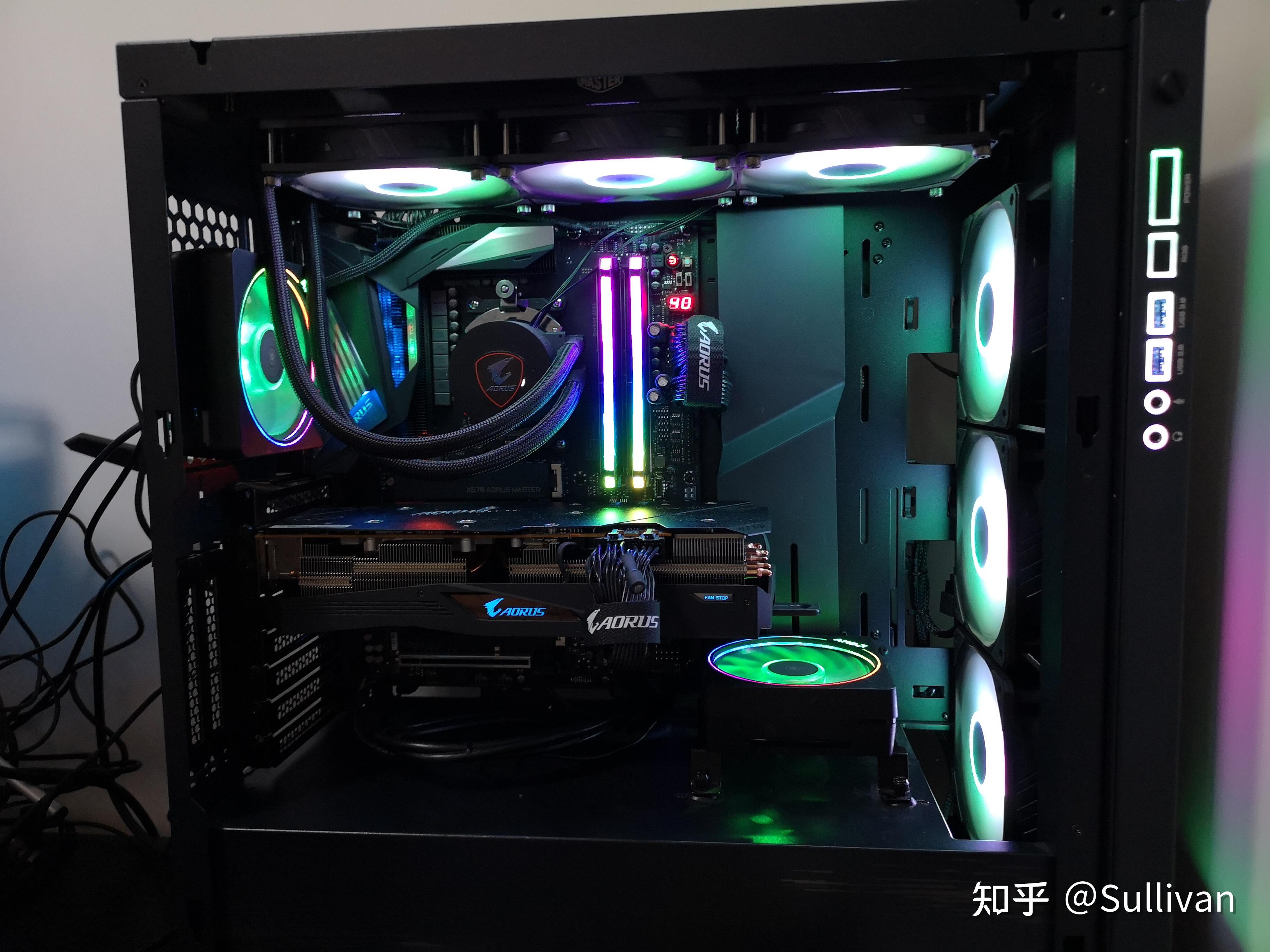装机diy之amd幽灵棱镜散热器改装机箱风扇篇