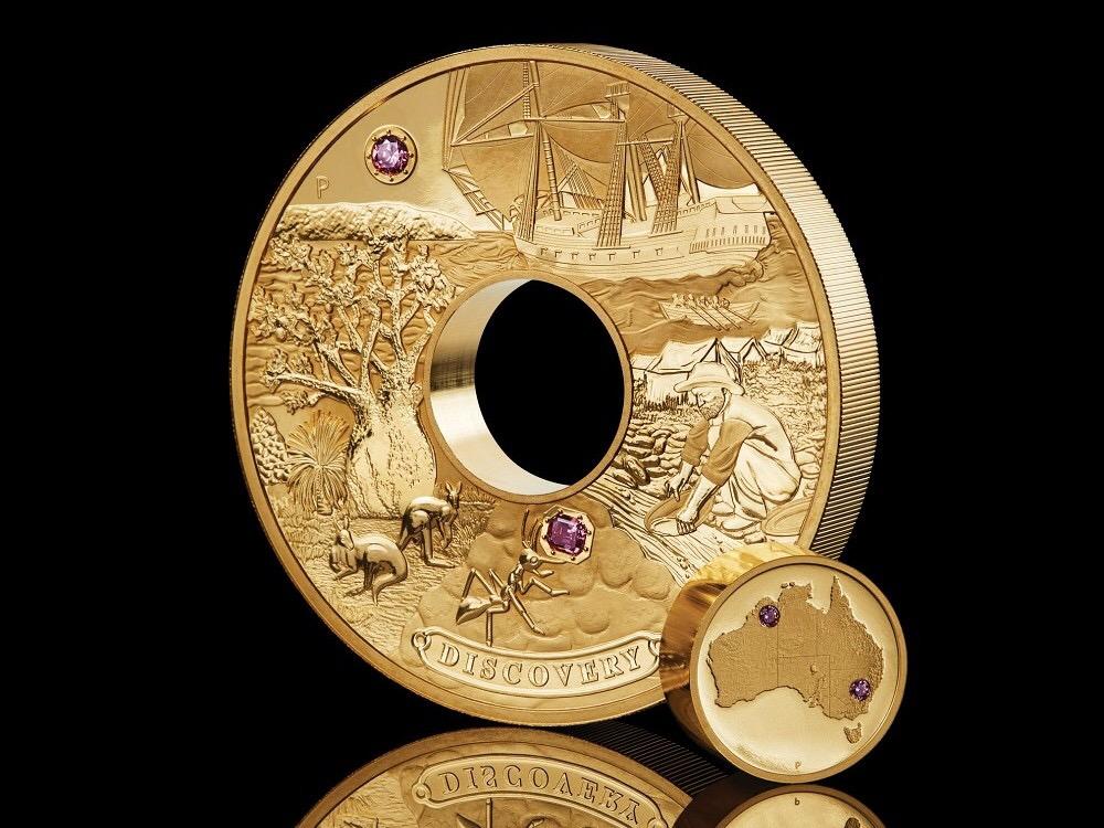 discovery澳大利亚迄今发行最昂贵的一枚纪念币