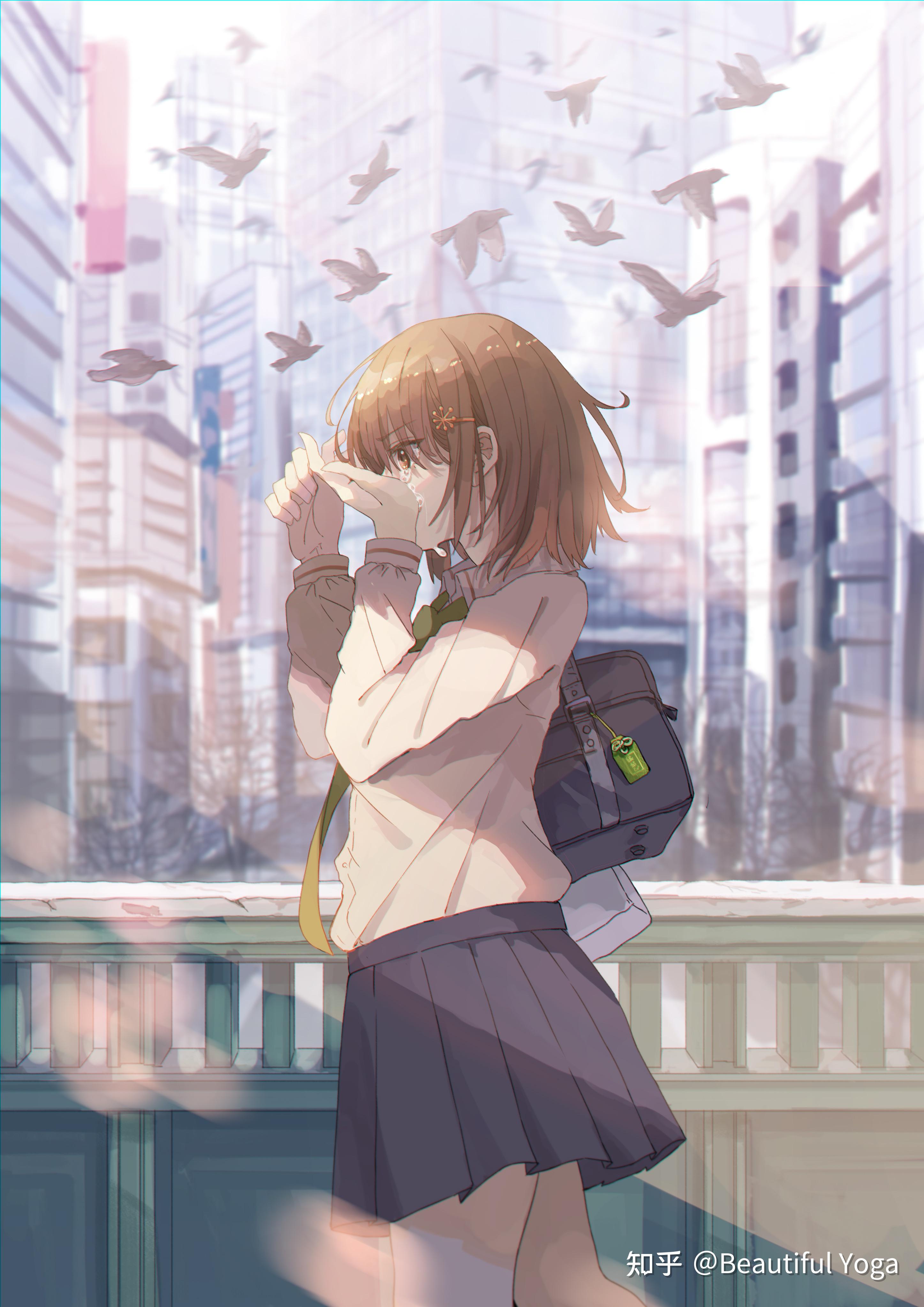 手机超清无水印全面屏壁纸合集动漫美女日系简约风格都有