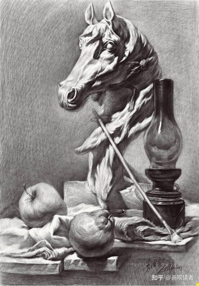 艺考联考听说你们还不会画素描静物