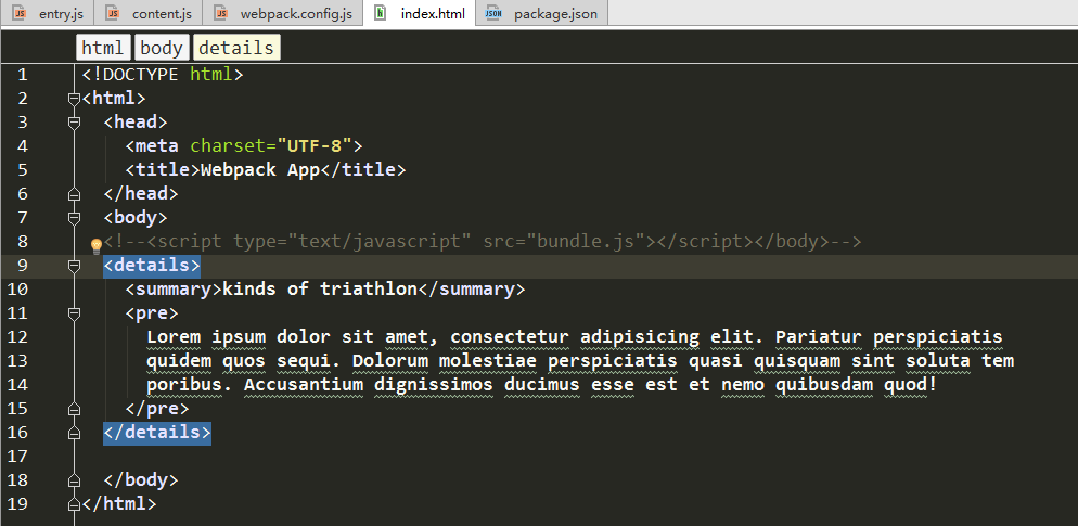 summary用法,点击箭头可以展开,挺方便的:hgrouq     一组标题,只有第