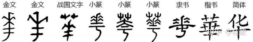 “华”字与火 - 知乎