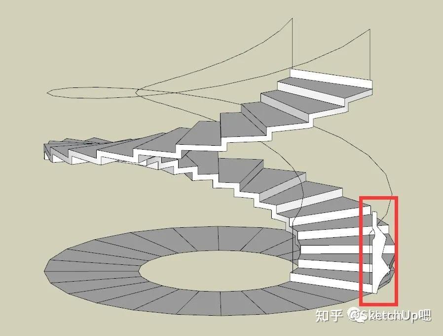 su旋轉樓梯花式建模教程 - 知乎