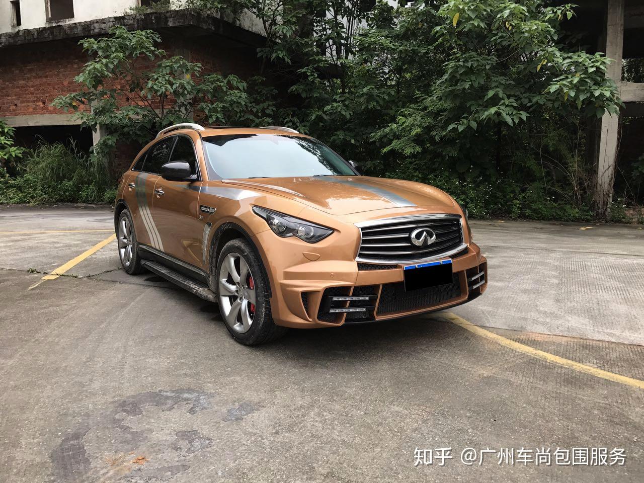 英菲尼迪fx35改装俄罗斯窄体大包围套件