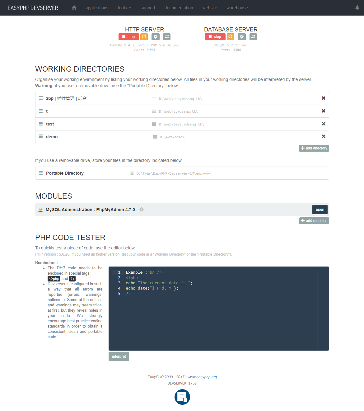 EasyPHP - 略有极客感的 WEB 环境工具 - 知乎