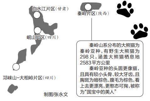 秦岭大熊猫分布图图片