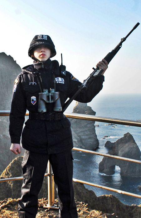 韩国警察 服装图片