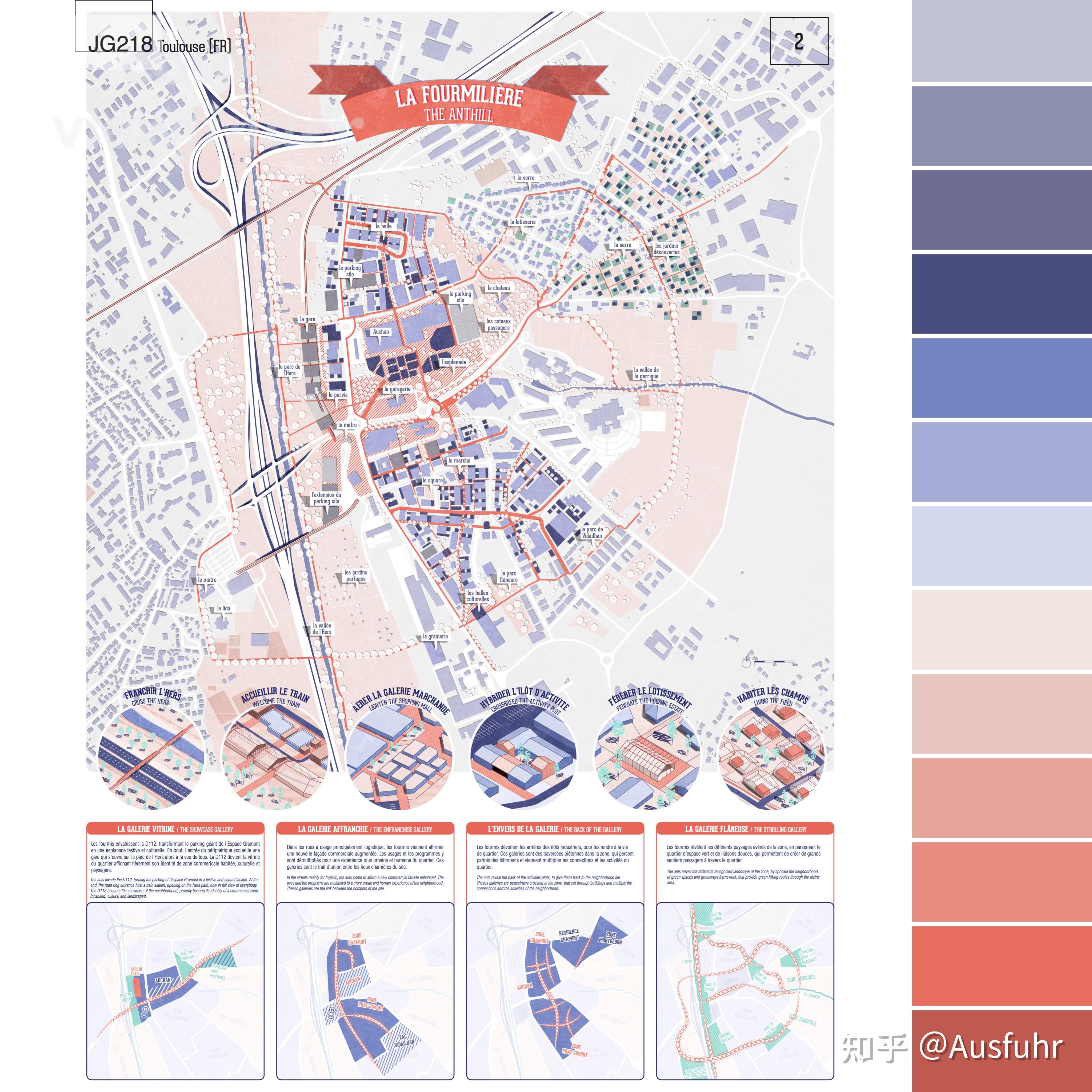 建筑设计##配色设计# #建筑# #建筑学# #建筑留学# #建筑分析图