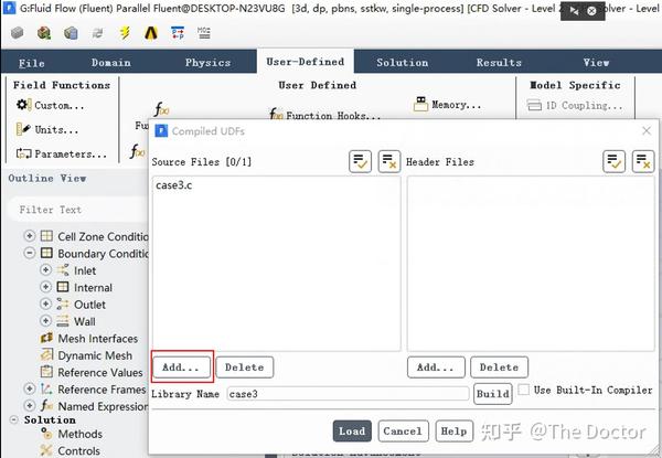 单独fluent计算的数据通过Workbench中的fluent模块打开无法识别udf报错 - 知乎