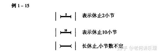 长休止记号图片