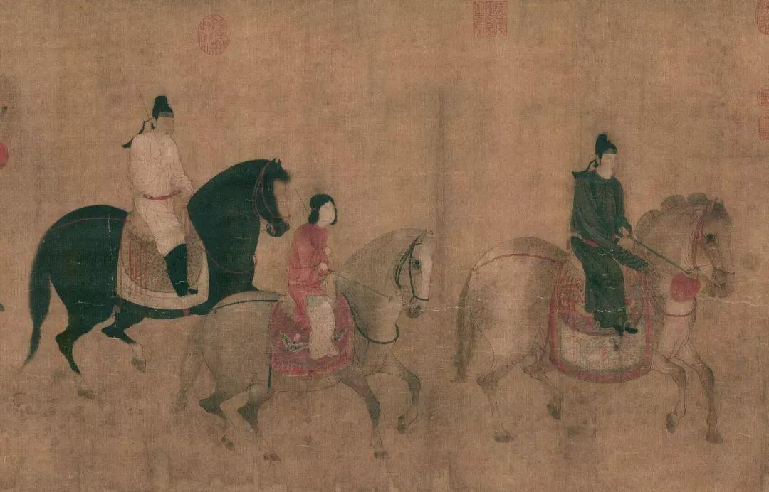 虢国夫人游春图》作品赏析创作背景画作内容艺术特色整体评价- 知乎